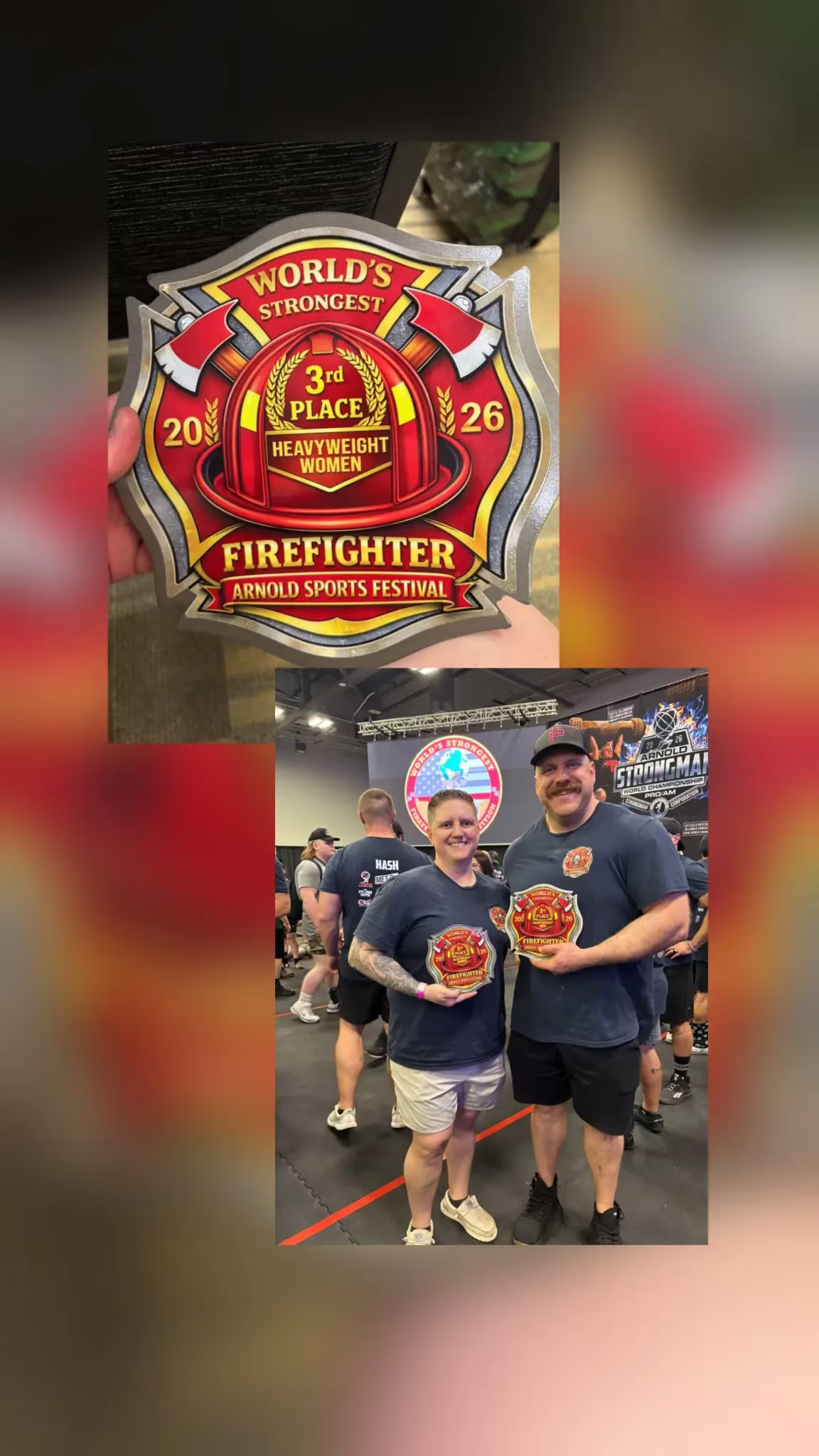 3rd Place World's Strongest Firefighter Heavyweight Women — Arnold Sports Festival 2026